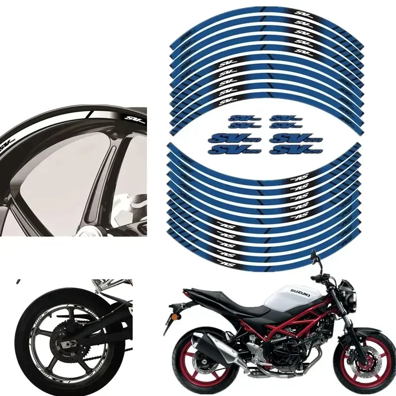 For SUZUKI SV650 Moto Parts Contour Wheel Decoration Decal Sticker - 1