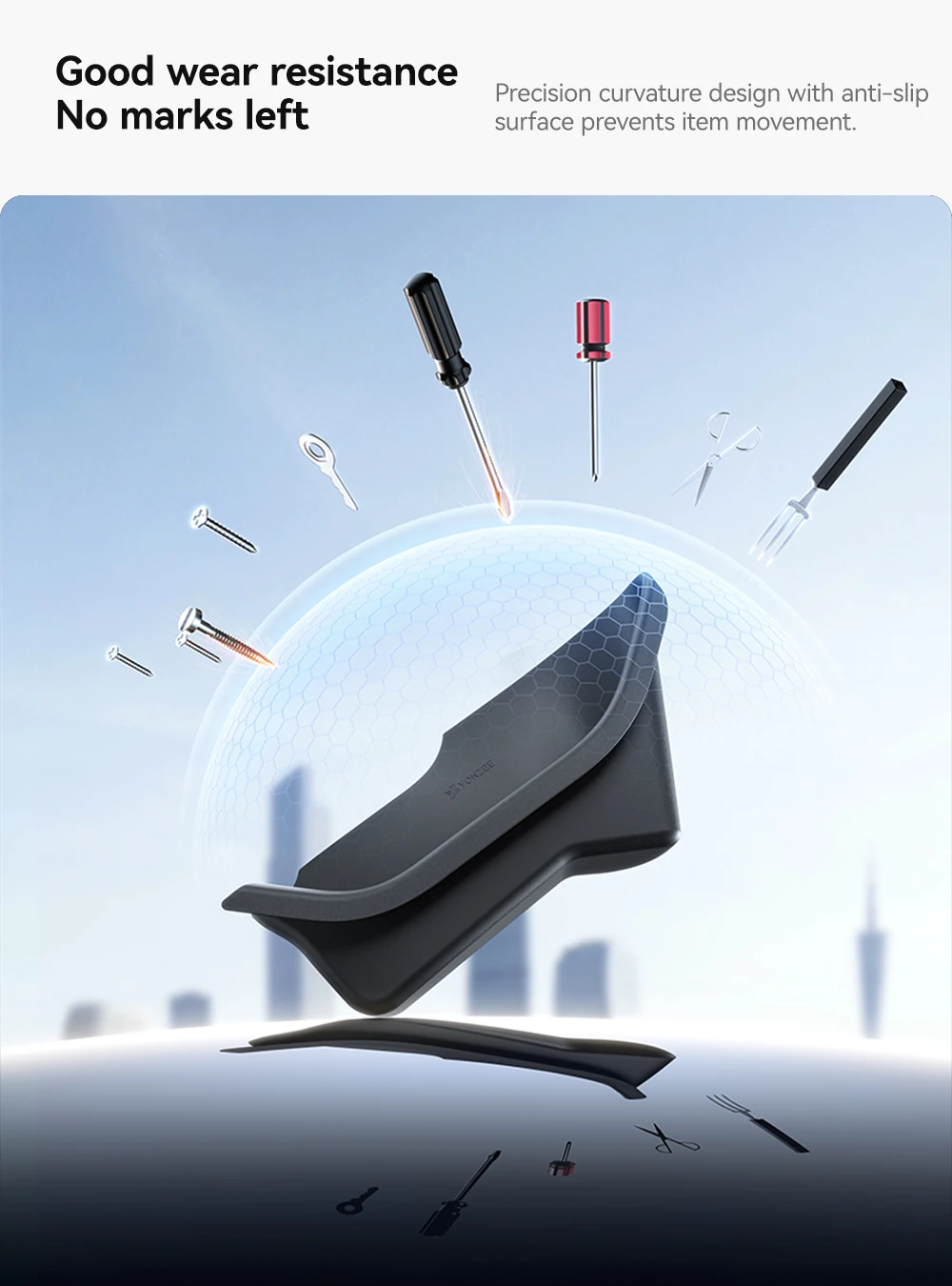 YZ Für Tesla Model Y 3 YL Juniper Highland Autotür-Seitenablagebox Türorganizer Ablagefach Mülleimer Zubehör – Detail 13