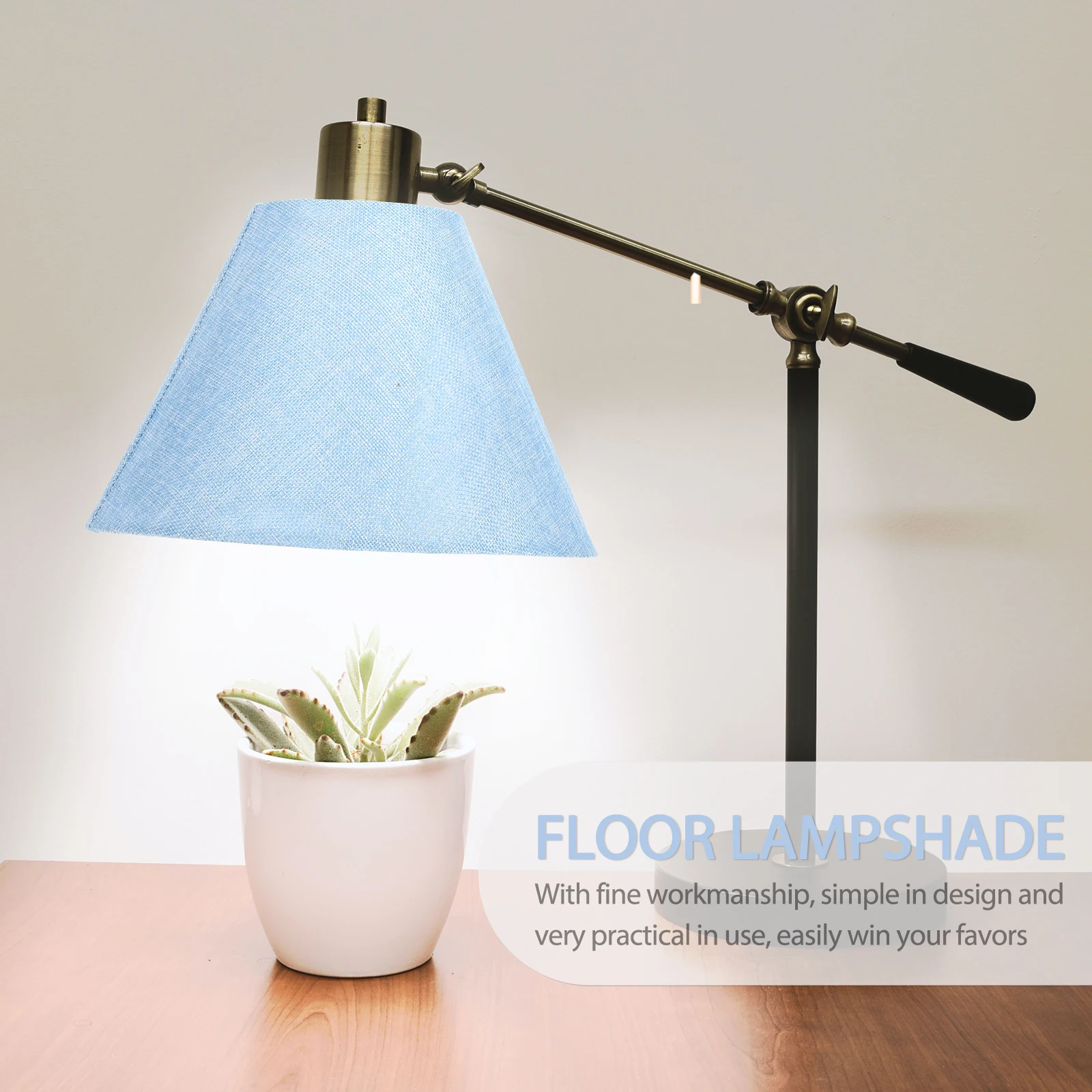

Linen Lampshade Mini Small Table for Desk Shades Lampshades Light Vintage Natural Fabric