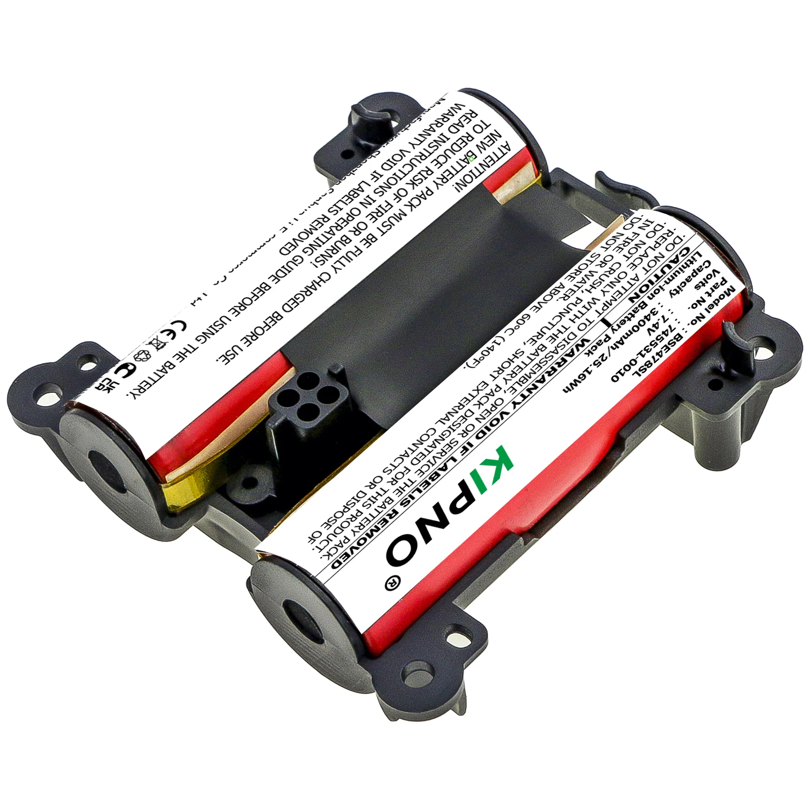 Batería de Altavoz KIPNO de 7.4V/3400mAh Compatible con BOSE Soundlink Revolve+ plus SoundlinkRevolve+ 2 plus 2 Modelo 071478