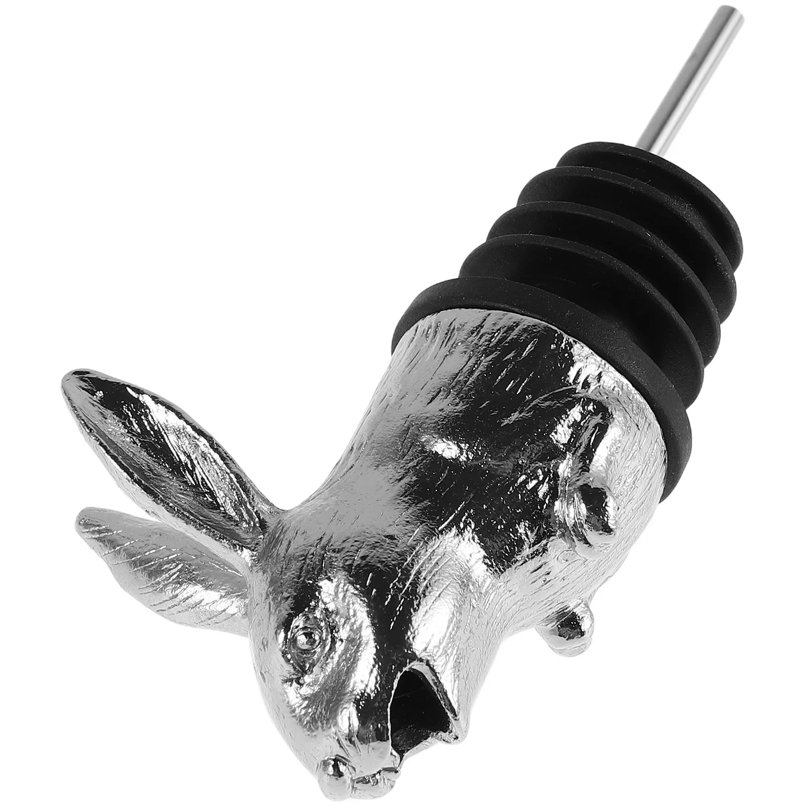 

Pourer Stainless Steel Bottle Spout Stopper Creative Animal Dispenser Aerator Pourers Bar Accessories