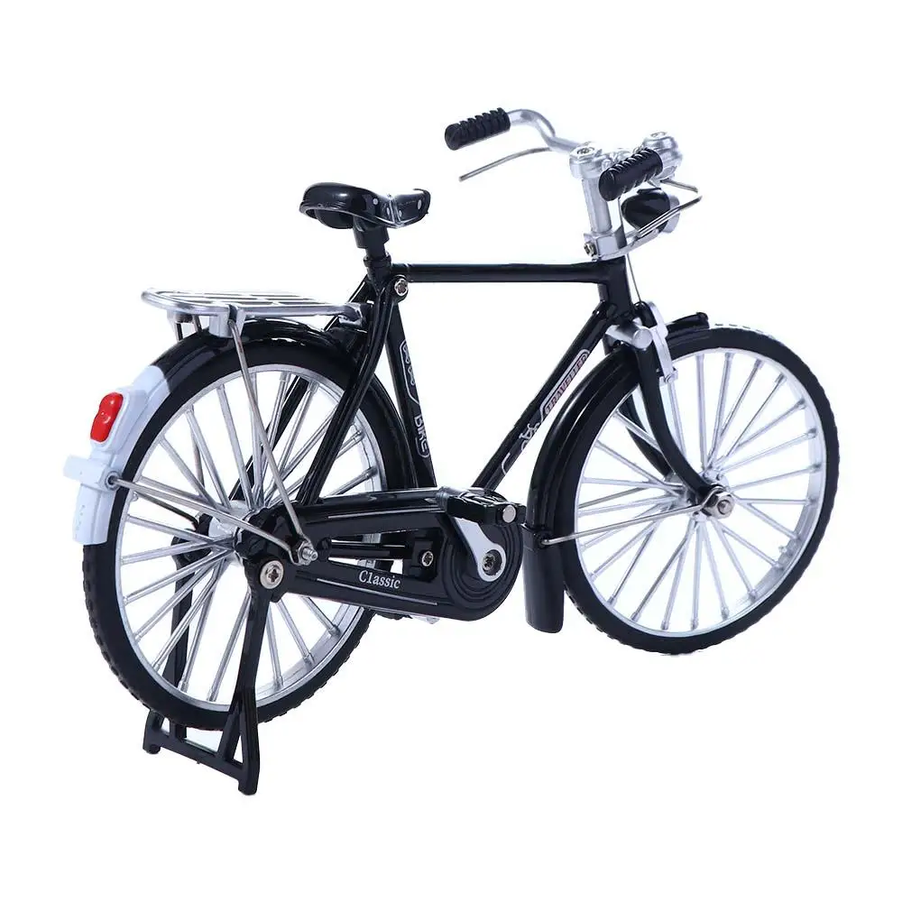 Odlewany Metalowy Miniaturowy Model Roweru Figurka Symulacja Roweru Model Roweru Retro Zabawki Rowerowe Vintage Model Roweru