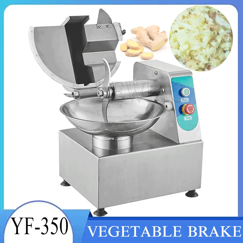 

Electric Stainless Steel Vegetables Bowl Cutter Chopper Commercial Sausage Meat Cutting Machine