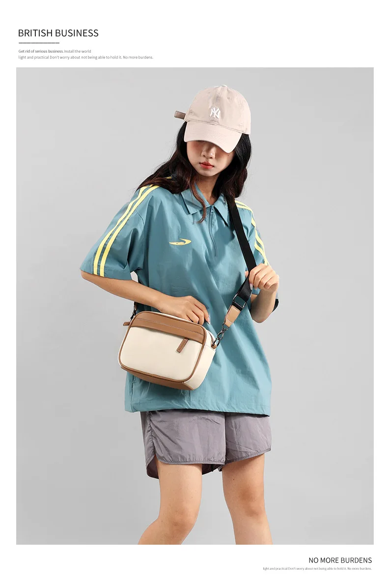 Neue Modische Umhängetasche für Männer und Frauen, Weiche Leder-Schultertasche, Koreanischer Stil, Rechteckige Umhängetasche, Unisex-Geldbörse – Detail 28