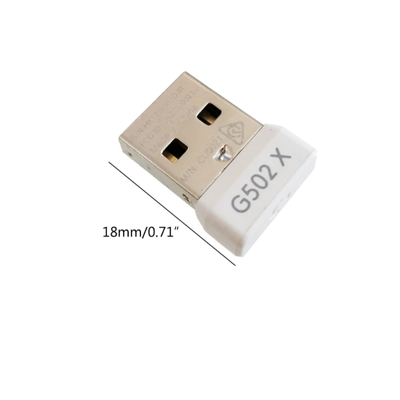 M17B USB Adapter USB Dongle 2.4Ghz Wireless Adapter for Logitech G502X G502X Plus