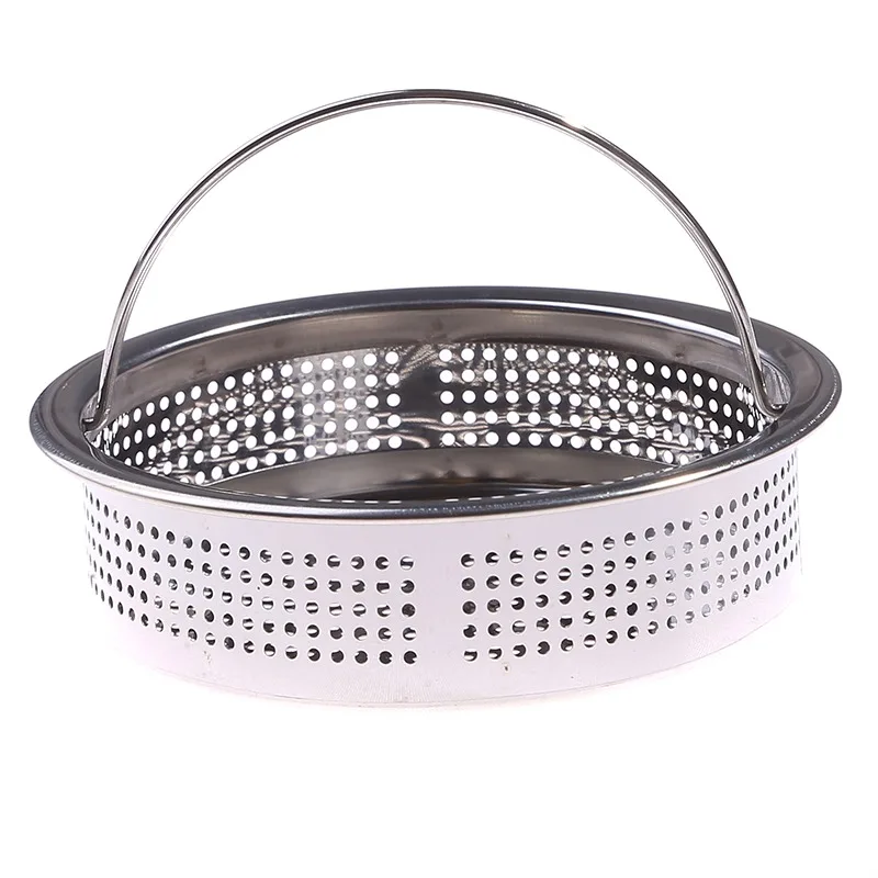 Stainless Steel Stopper Shower Drain Hole Filter With Handle Metal Sink Strainer Floor Drain For Kitchen height 2/4/4.7cm