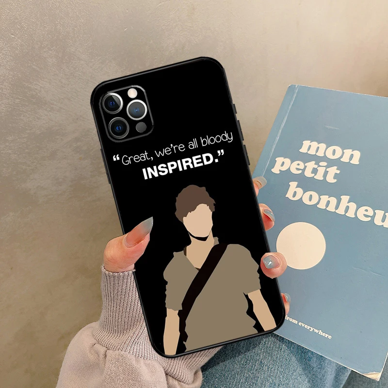 نيوت يقتبس المتاهة عداء الحال بالنسبة آيفون 17 الهواء 13 16 15 11 12 14 برو ماكس 13 mini XR 15 16 Plus 16e الغطاء الخلفي شل