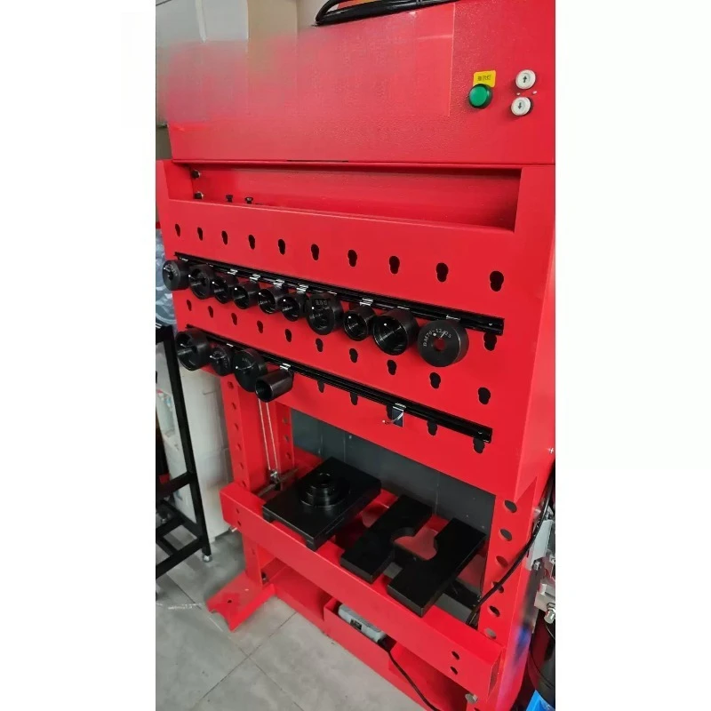 Electric hydraulic vehicle rubber sleeve disassembly and assembly tool press chassis maintenance equipment