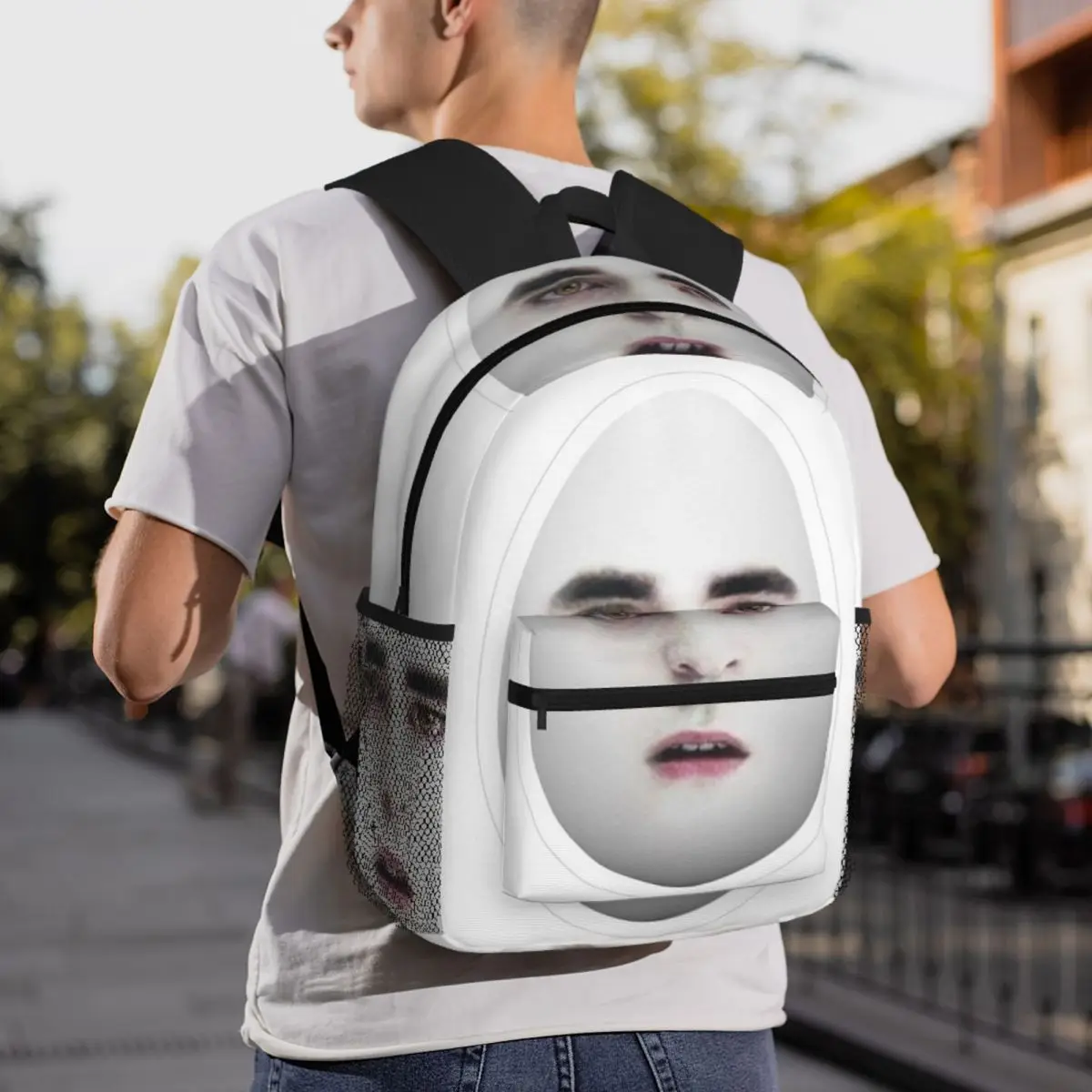 Eggward Cullen Edward Cullen Backpack Daypack Large Capacity Boys Girls BookBag School Bag Shoulder Bags for Men Women