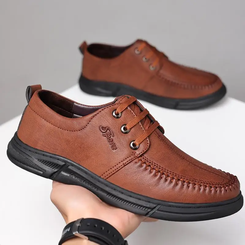 Men Artificial Leather Formal Lace-up Formal Shoe JZ-563