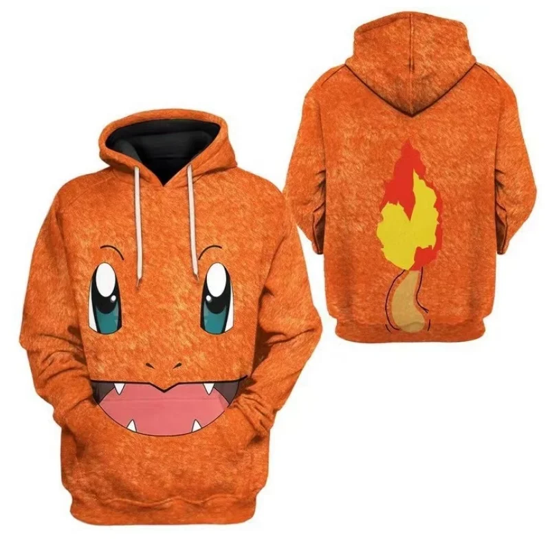 Cartoon Co-branded 2024 New Sweatshirts For Men And Women, Autumn Hooded Iong-sleeved Ioose Clothes, Versatile Fashionable Tops