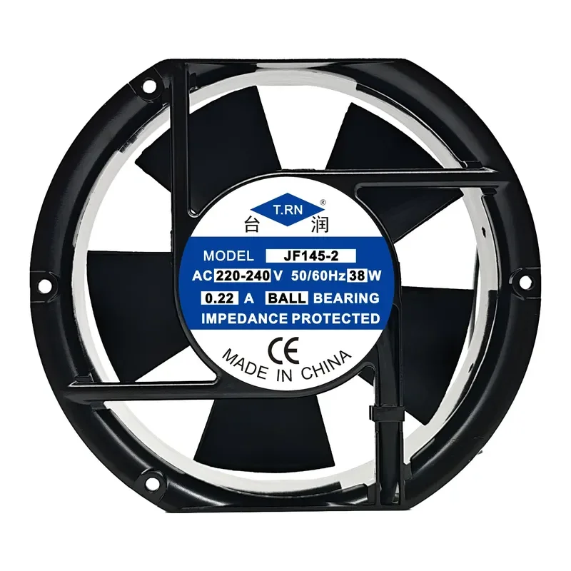 for Tairun JF145-2 Cooling Fan AC220-240V 38W 0.22A 17251rpm New Arrival High Performance Industrial Exhaust Blower