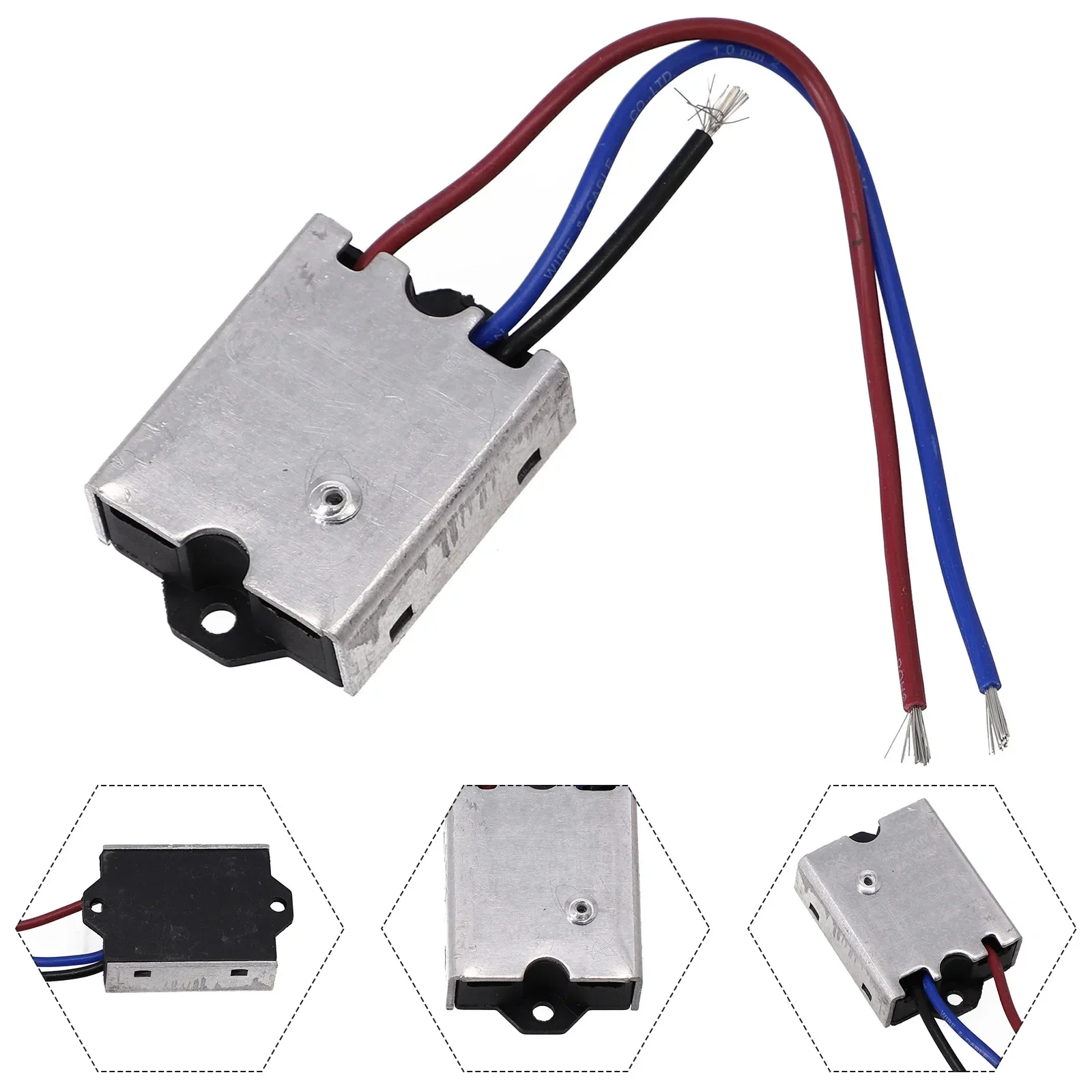 1 Pc Soft Start Switch For Angle Grinder Nylon+aluminum Parts W/ 3 Connecting Wires 230V To 16A Current Limiter