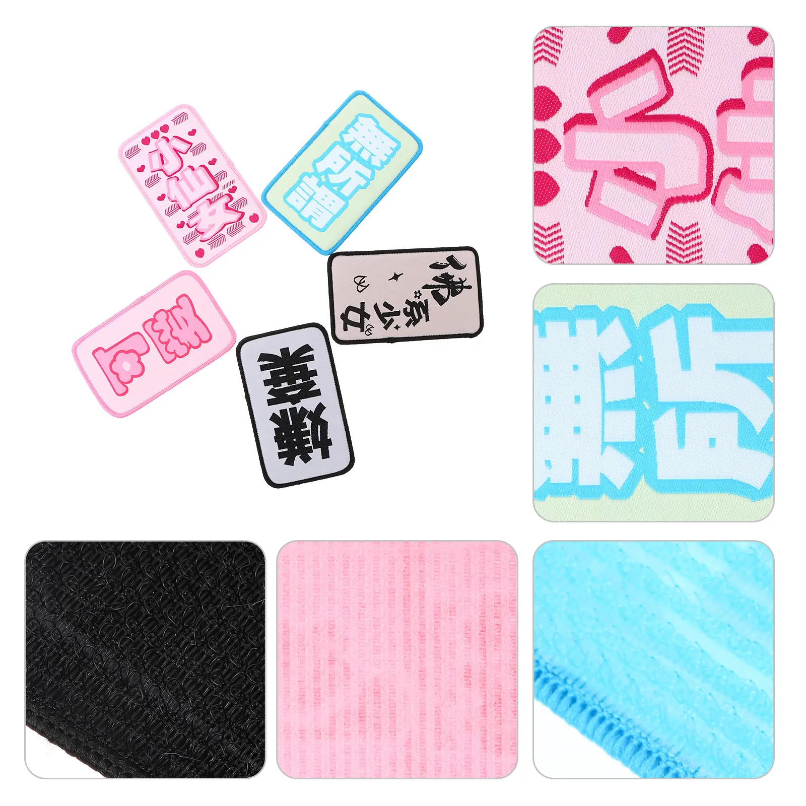 

5Pcs Bangs Hair Pad Stylish Fringe Stickers for Makeup and Facial Cleansing Easy to Use and Remove Bangs Hair Pad
