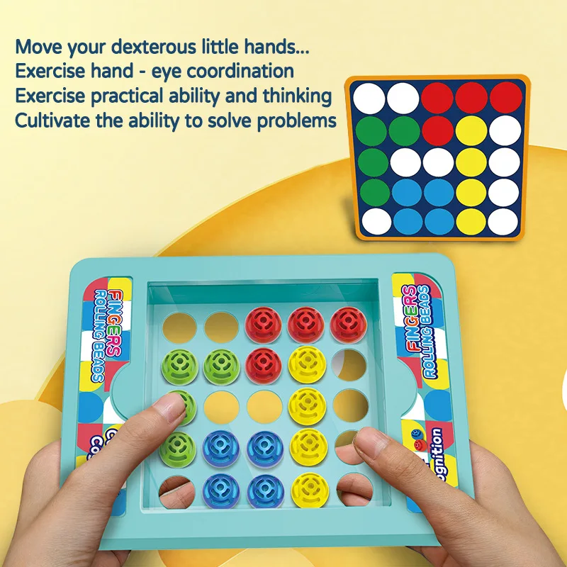 Finger Rolling Game, Children's Montessori Early Education Puzzle Toy, Exercise Logical Thinking, Cognition