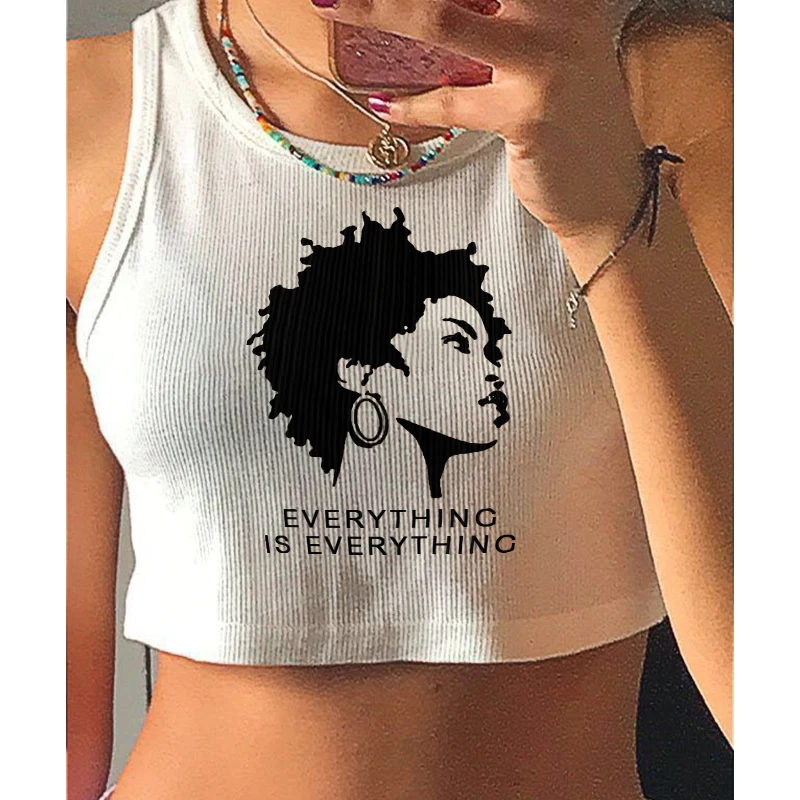 

Y2k Топ для уличной девушки, сексуальный топ в стиле хип-хоп без рукавов, с открытыми плечами, Облегающая майка, Y2K, короткий стиль, для девушек