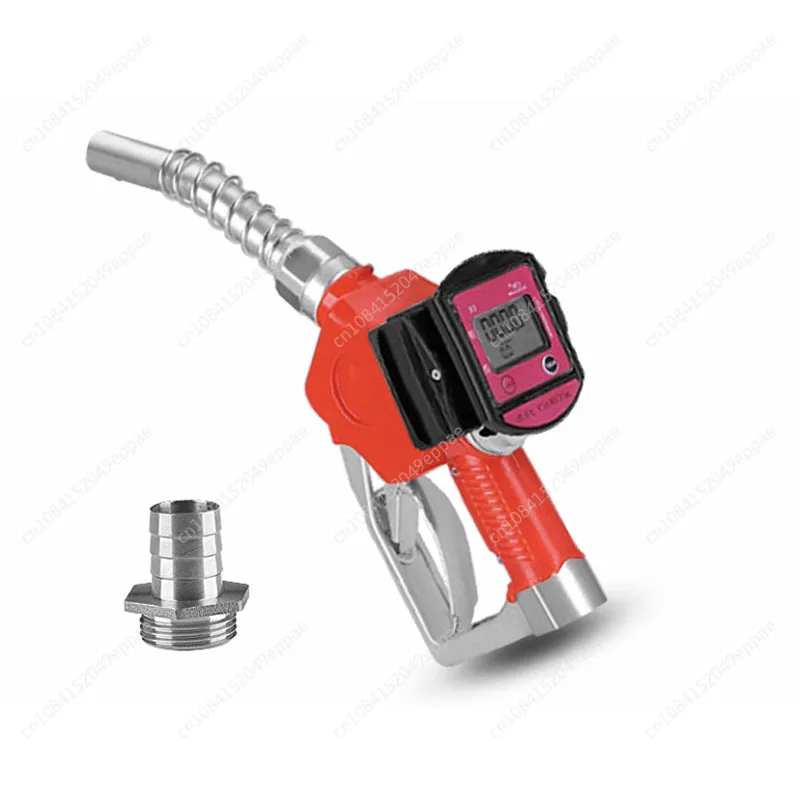 

K28 Digital Flow Meter Fueling Nozzle Gun Oil Fill Nozzle Aluminum Refuel Injection Tools New