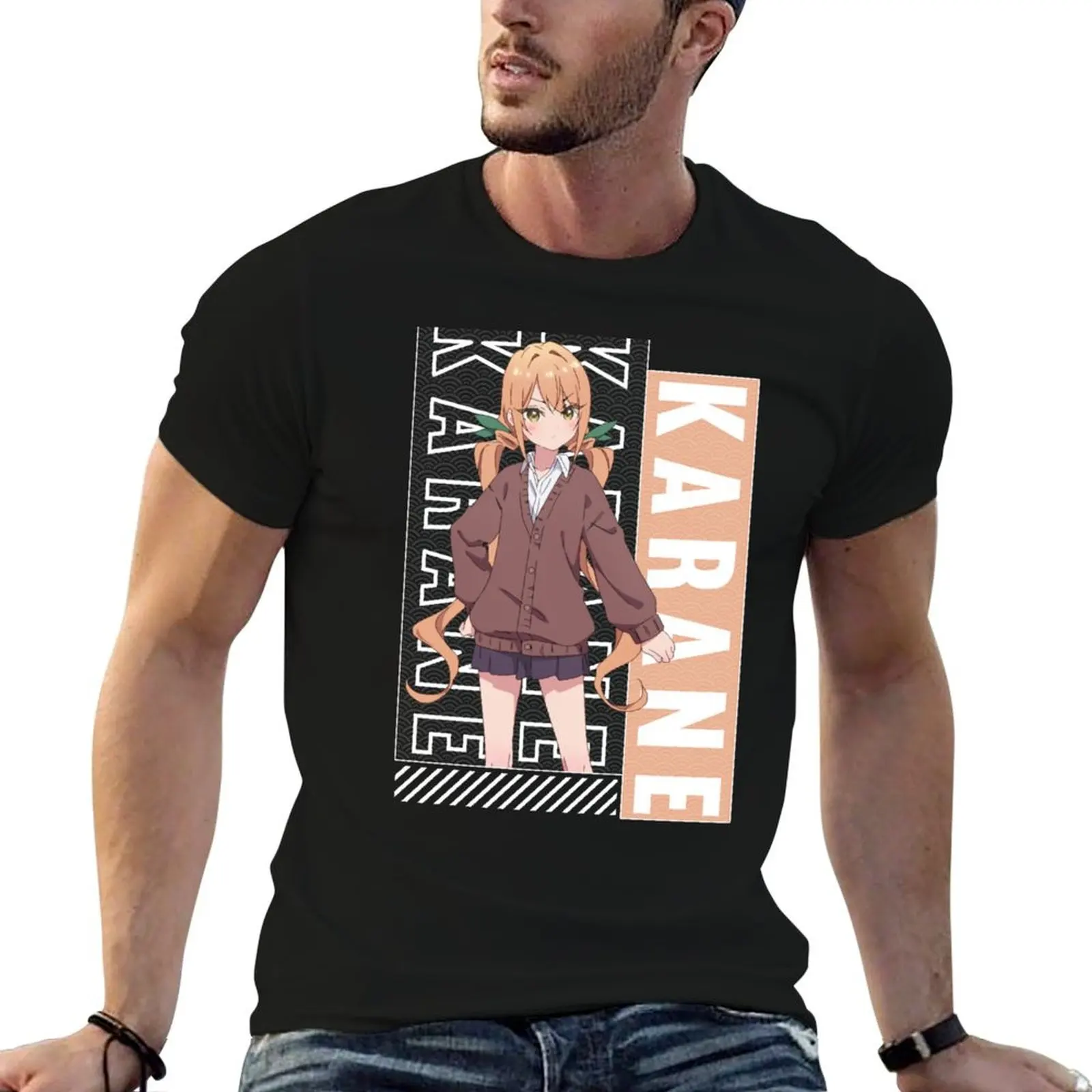 

Karane からね The 100 Girlfriends Who Really Love You Hyakkano T-Shirt cotton graphic tees kawaii clothes tshirts for men