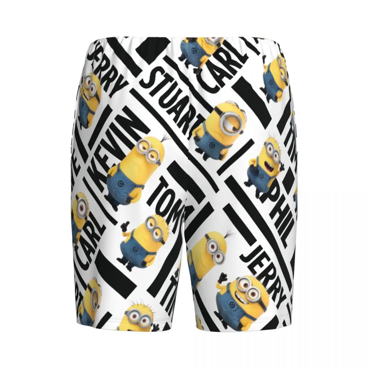 Custom Print Herren Cartoon Animation Minions Pyjama Bottoms Nachtwäsche Pyjs Schlafs horts mit Taschen