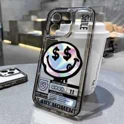 Funny Phone Case For iPhone 15 16 Pro Max 11 13 14  12 XR X XS 7 8 Plus SE 2020 15promax 14promax Silicon Soft Transparent Cover