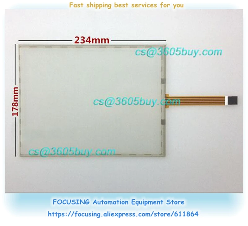 New 10.4 Inch Five Wire Touch Screen Industrial Equipment AMT2507 5-wire Touch Screen Handwriting Screen Display