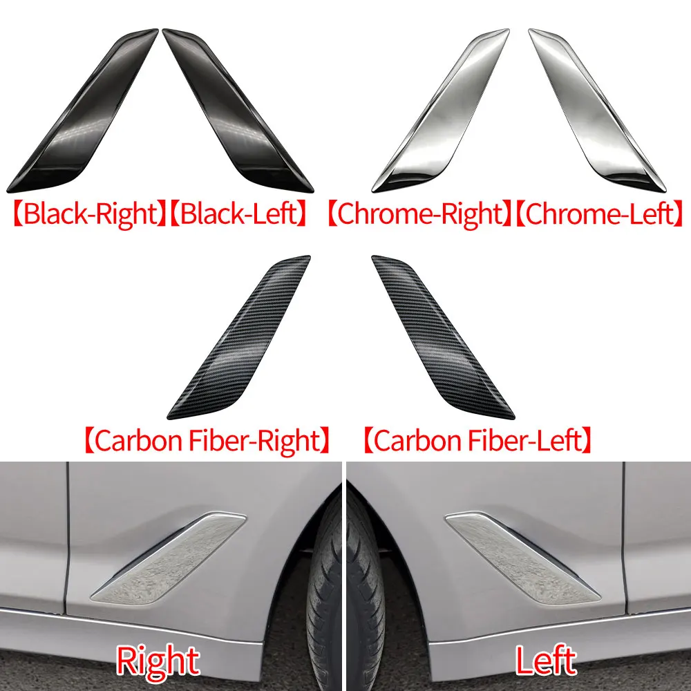 For BMW G30 G31 Car Body Fender Trim Strip Sides Flaps Bezel Air Routing Air Vent Cover Panel  For BMW 5 Series 520 528 530 535