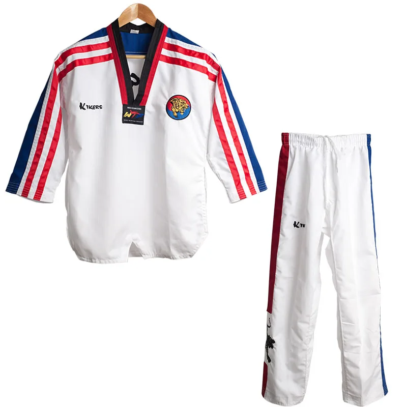 Child & Adult Taekwondo Doboks Uniform Kids Children Professional Karate Suit Male Female Taekwondo Training Clothing конвертер espada display port 20 pin male to dvi i 29 pin female 0 2м eportm dvif20