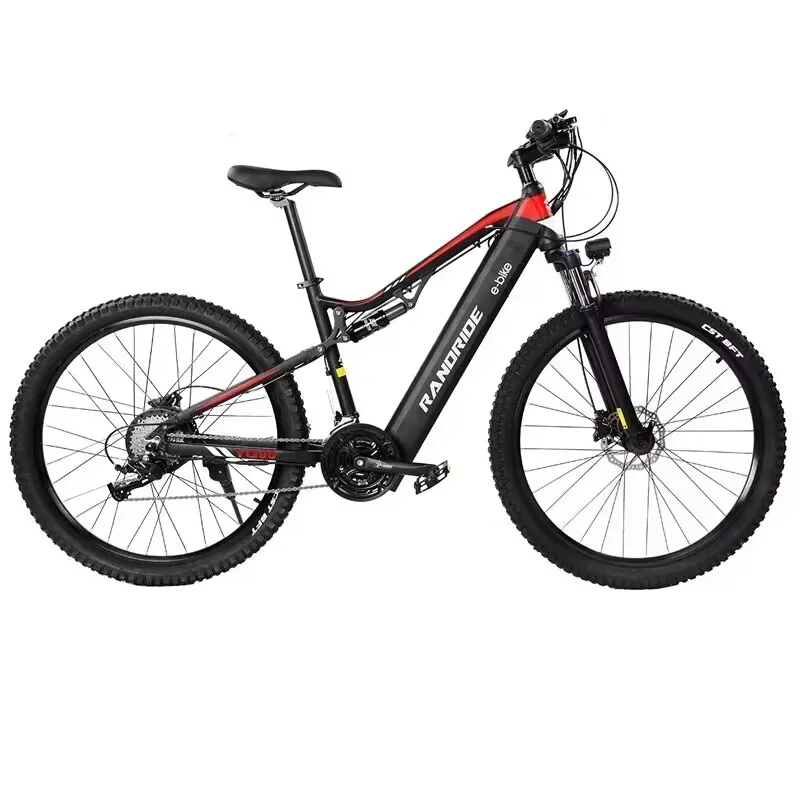 Full Suspension E-bike 48V13.6Ah 1000W 27.5-Inch Off-road Mountain Electric Bike 21 Speed Hydraulic disc brake Electric Bicycle