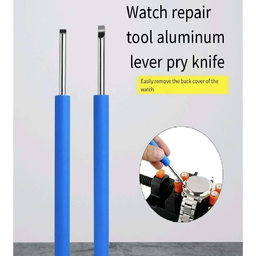 Watch Repair Tool Scythe Watch Back Cover Tool Long Handle Boring Watch Change Battery Tool Opener