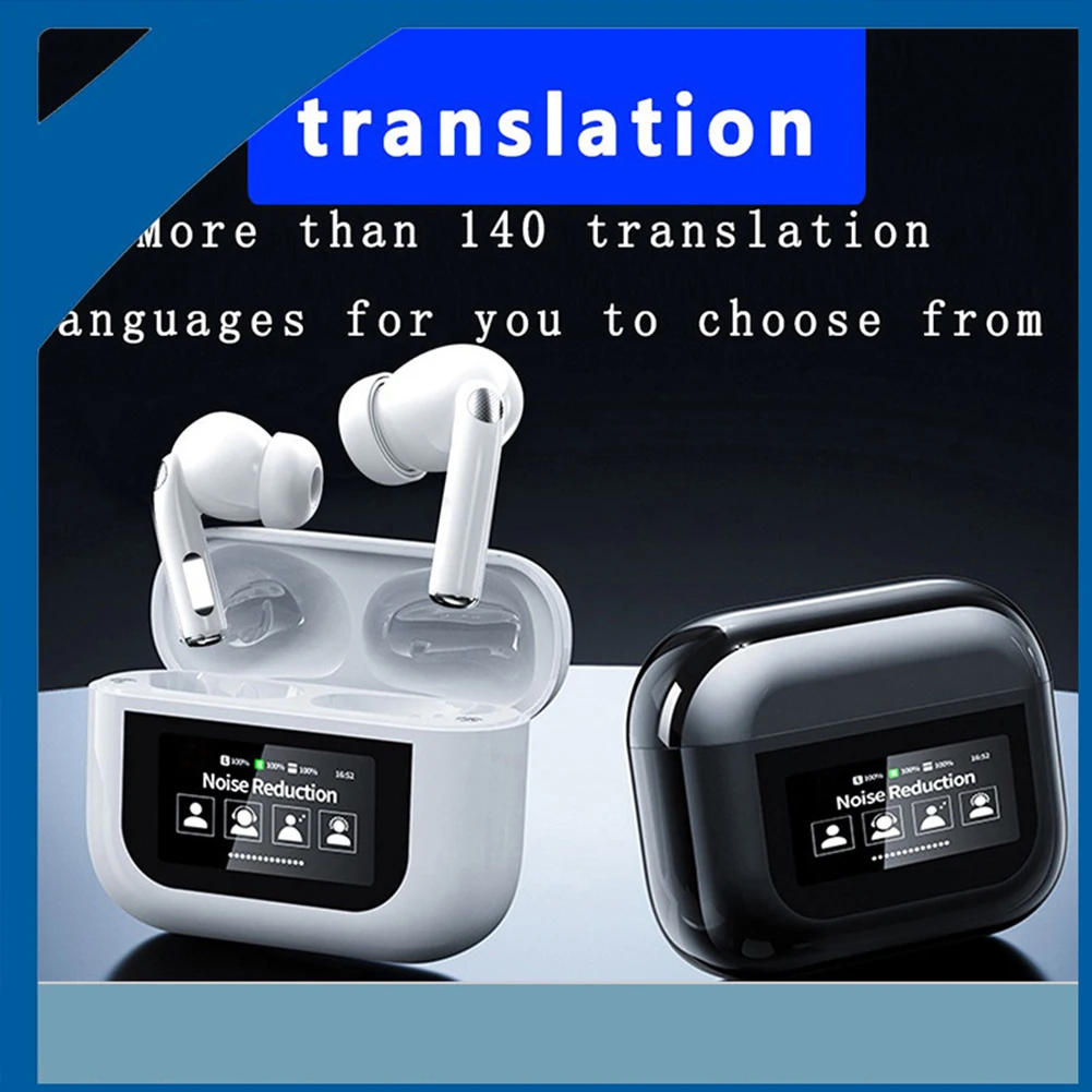 

Real-time New Voice Translation Earbuds 144 Languages Translation Wireless Bluetooth5.0 Headset With Charging Box Earphone 2024