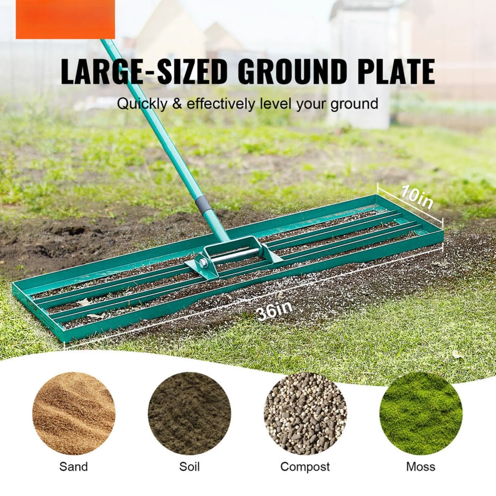 Lawn Leveling Rake 36