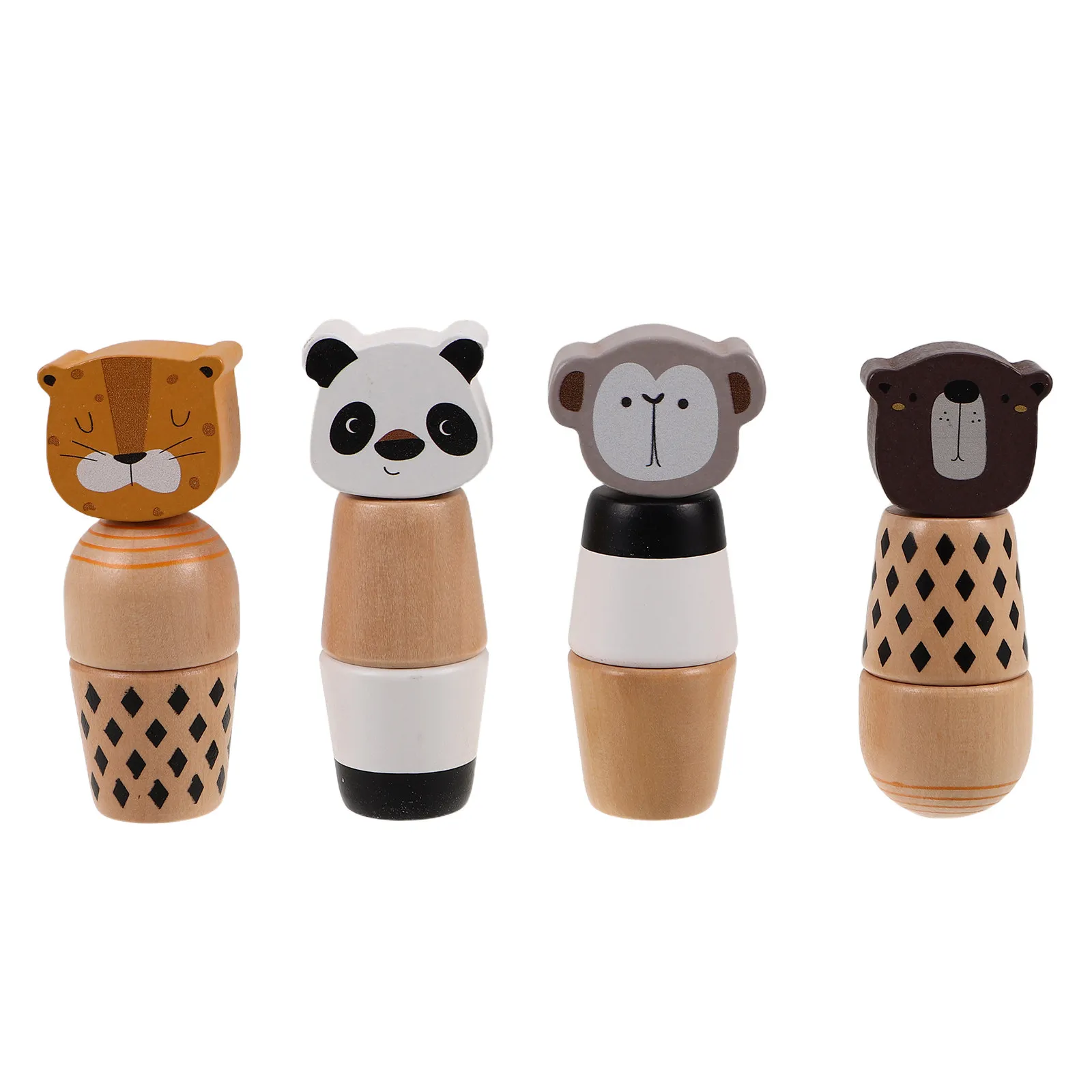 

4Pcs Children Nut Bolts Educational Animal Screw Matching Fine Motor Skills Development Early Learning Kids Montessori