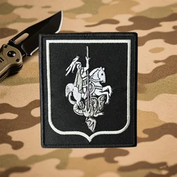 Parche militar bordado Saint George Knight para equipamiento táctico