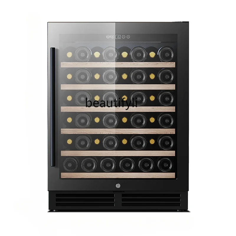 

Embedded wine cabinet Constant temperature Household ice bar Double temperature tea beverage Kitchen island cabinet