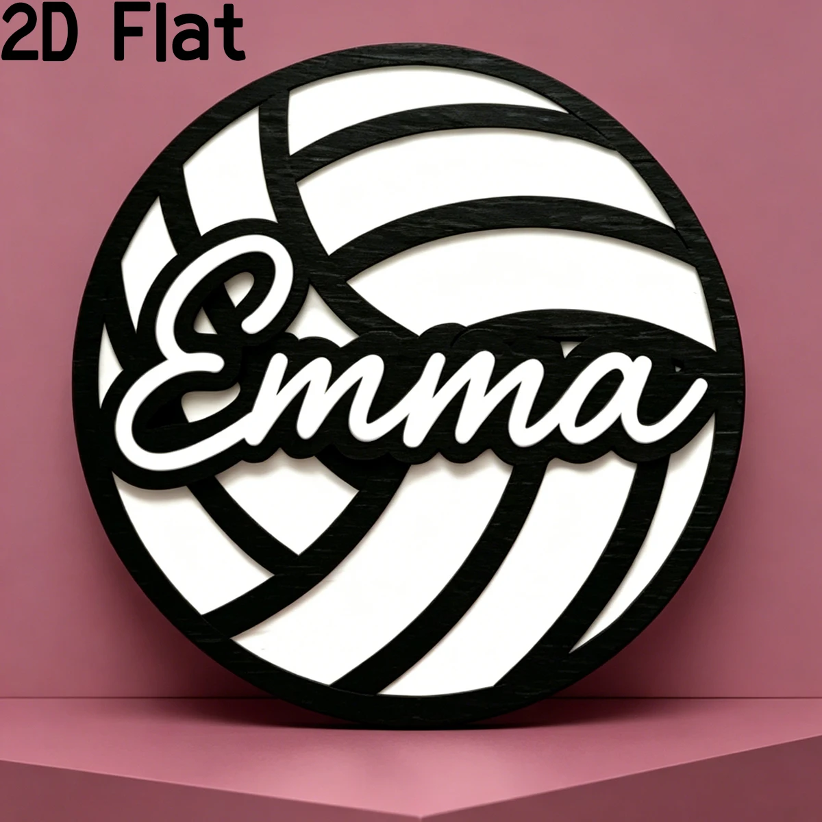 1Pc Custom Volleyball Style Wo - Baby Nursery Office recension och pris