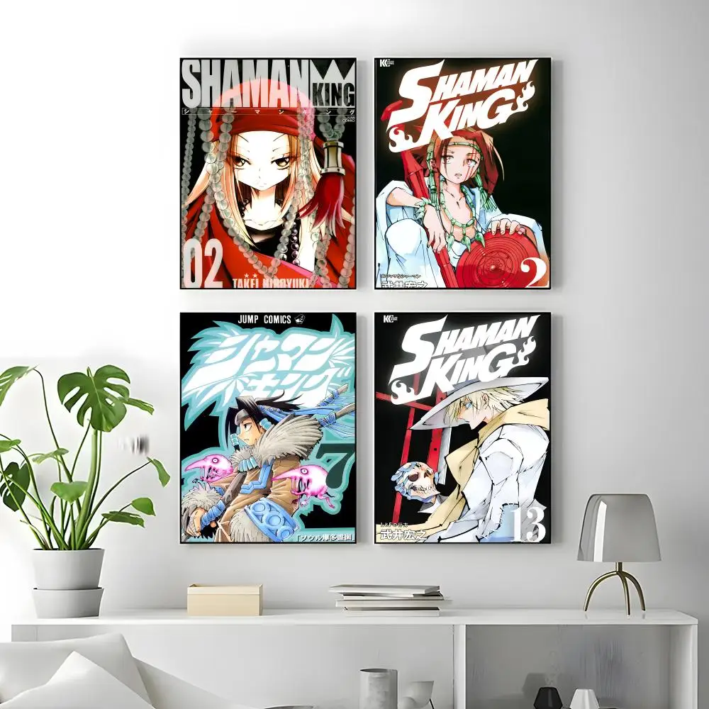 Hot Anime S-Shaman King Poster Classic poster and wall art prints are suitable for living rooms, bedrooms,and home