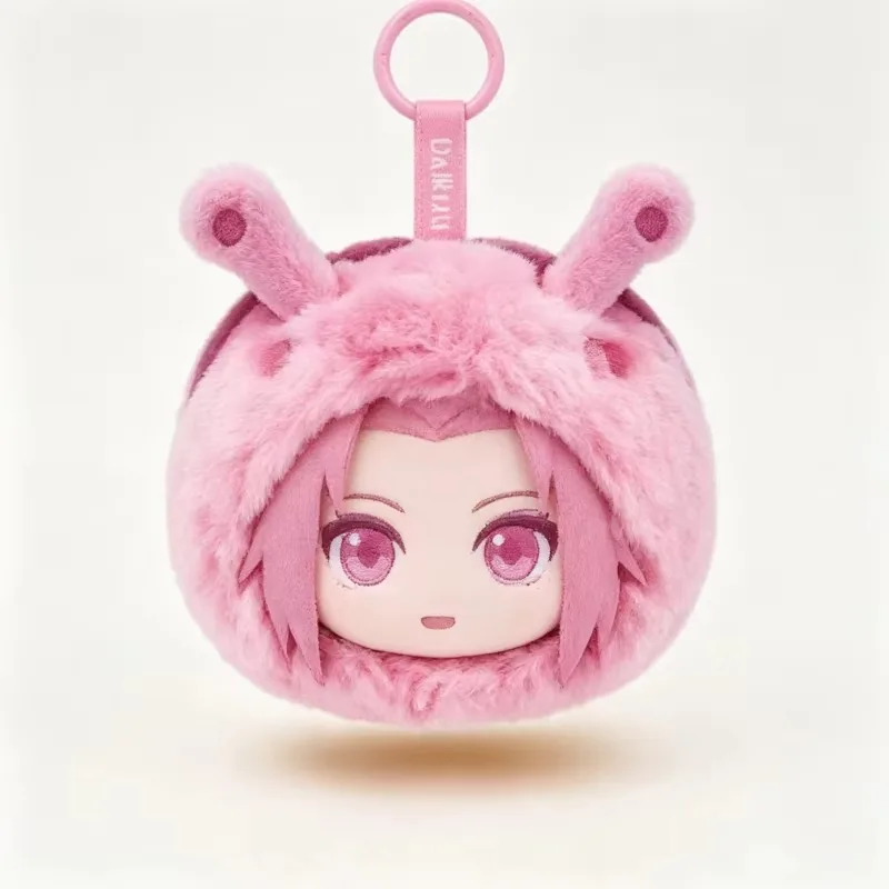 Estuche Oficial Eaki Naruto Shippuden Edición Especial con Diseño de Personajes, Bolsa de Almacenamiento Coleccionable de Anime, Llavero de Peluche Estilo Q, Regalo