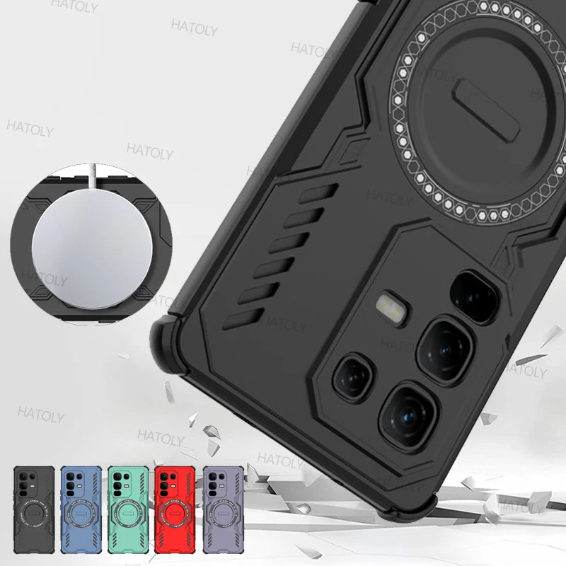 Warmteafvoer voor infinix Note 50s Case infinix Note 50s Cover Schokbestendig Magsafe Draadloos opladen Telefoonhoesje infinix Note 50s