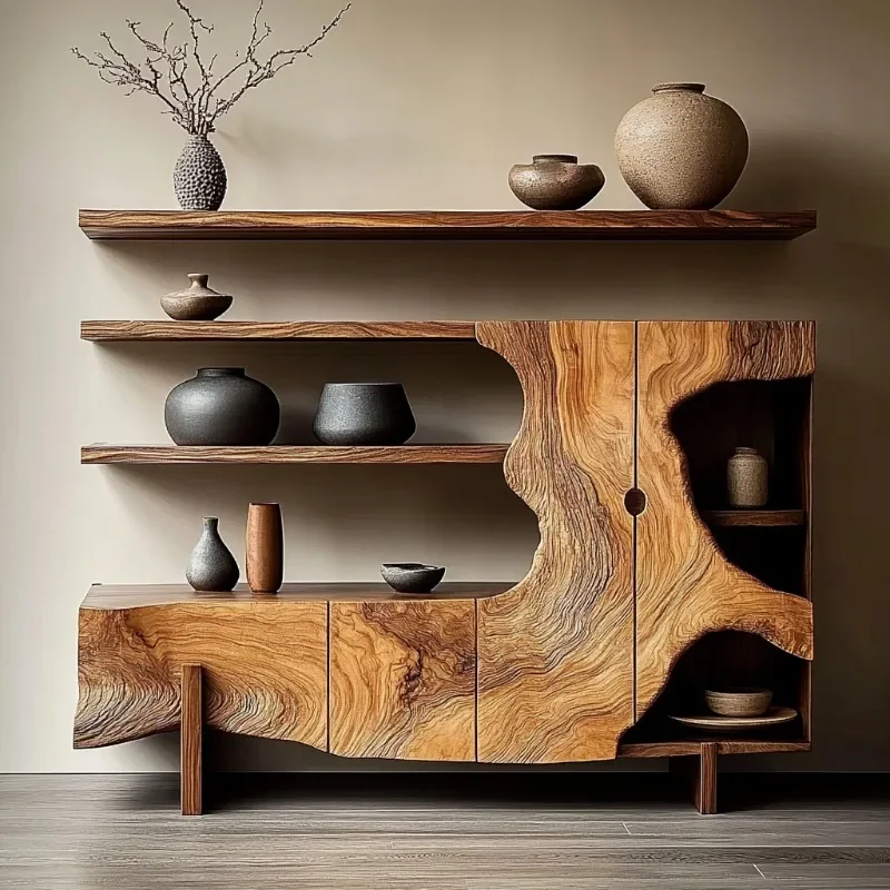 Solid wood cabinets, side cabinets, lockers removable