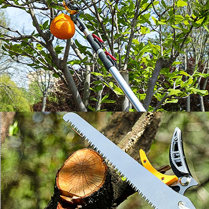 Aluminum Alloy Rod Fruit Picking Shear High-altitude Fruit Picking Shear High-altitude Retractable Cutting Fruit Picking Tool