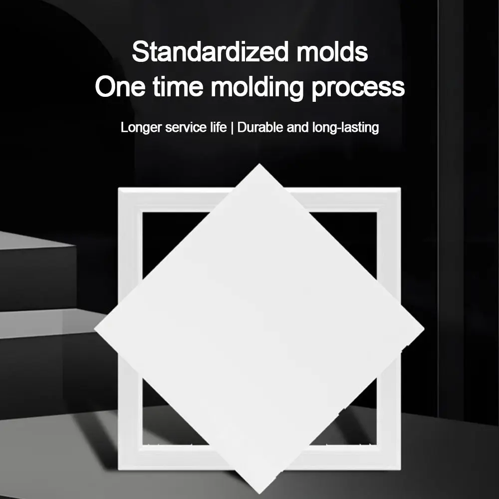 

Inspection Port White Access Panel Door Plastic Removable Opening Flap Cover Plate ABS Access Hatch Cover Doors Wall Ceiling