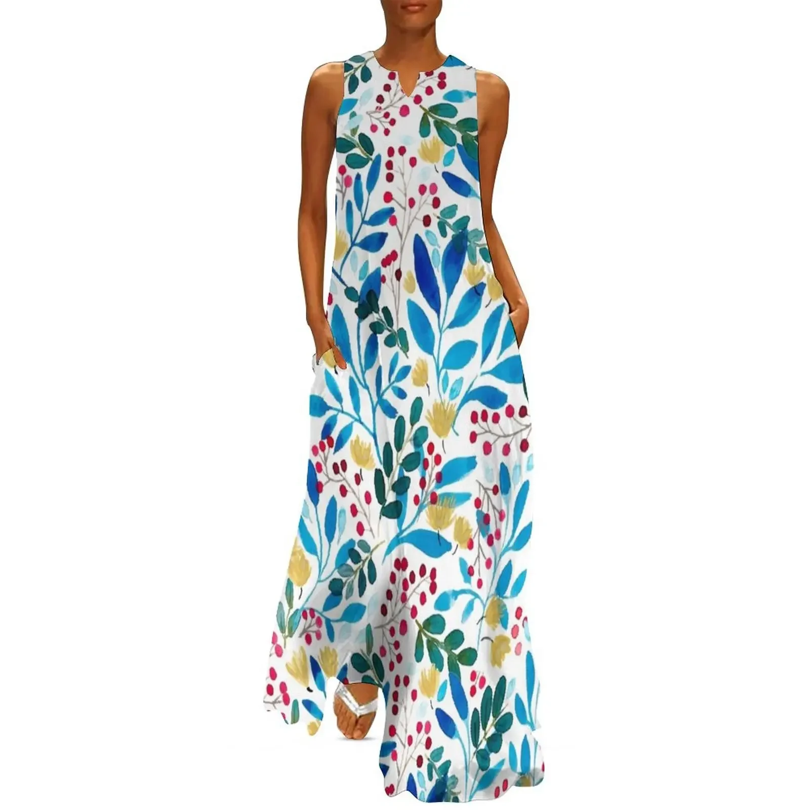 

Fall Flavors Long Dress Women's dress women's summer jumpsuit Dress