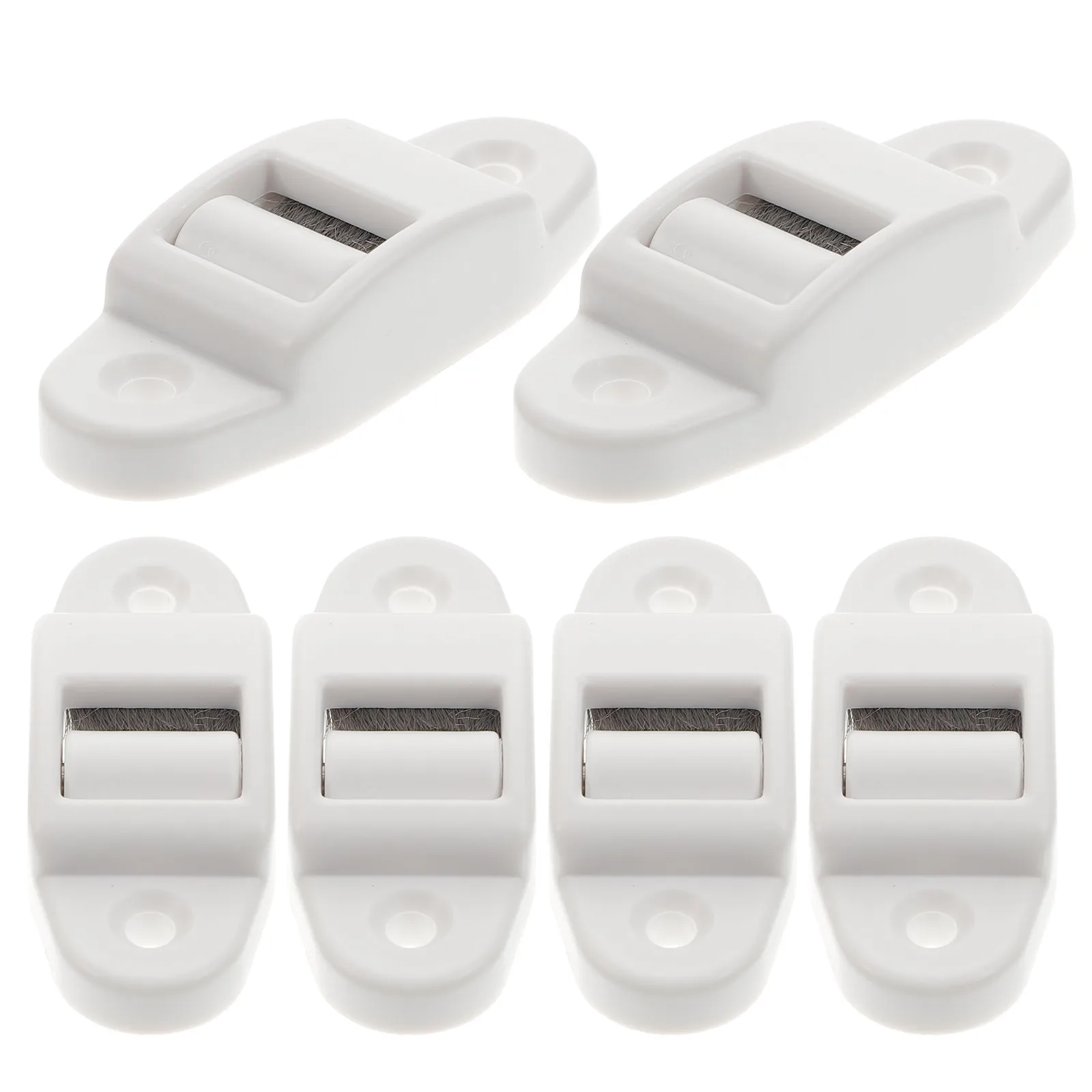 6Pcs Belt Guide Roller 14Mm Plastic Surface-Mounted for Aluminum Alloy Roller Shutter Windows Reduces Friction Dust Cleaning