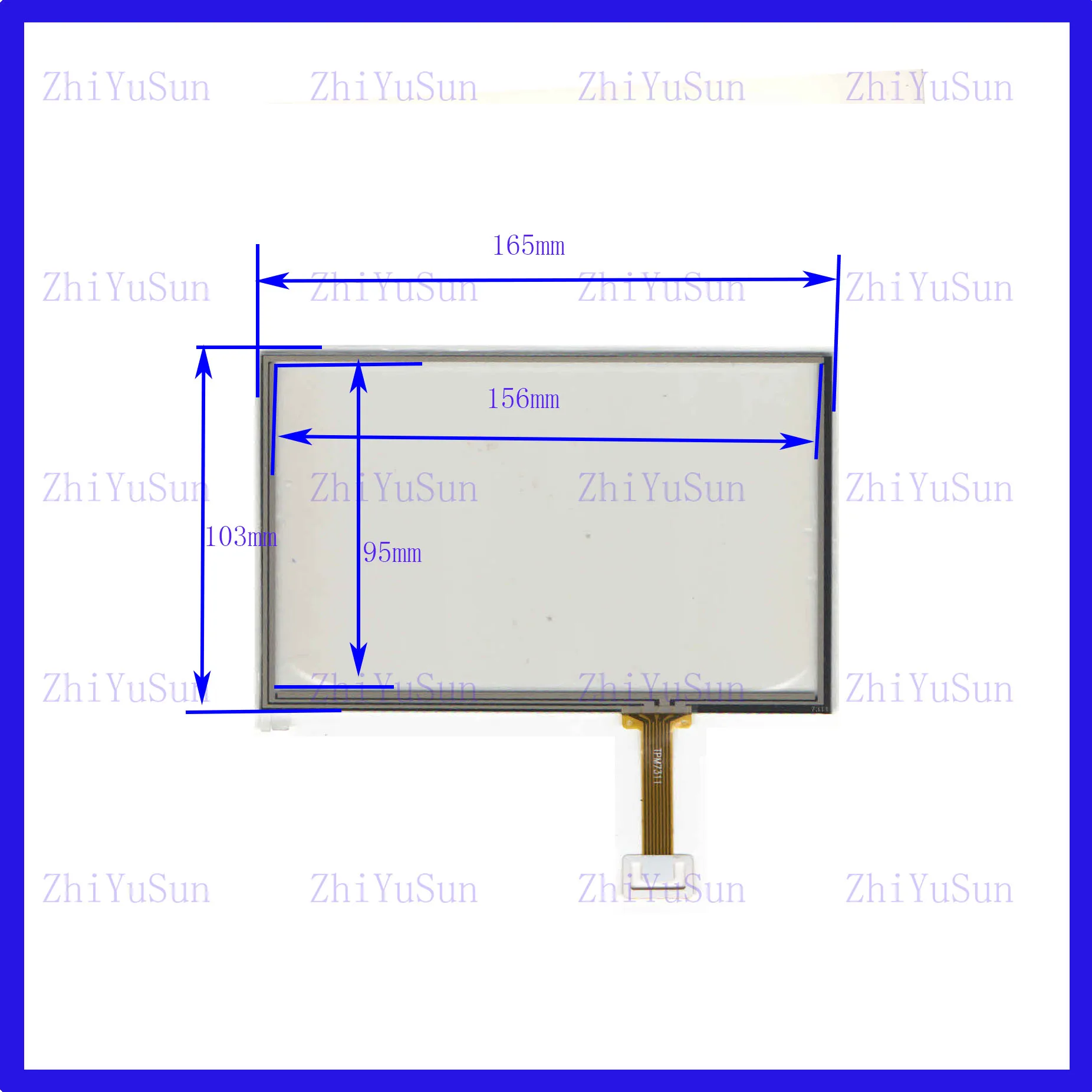 for HDG-7000  HYUNDAZ MOBIS Car dvd general Screen Touch Screen Digitizer