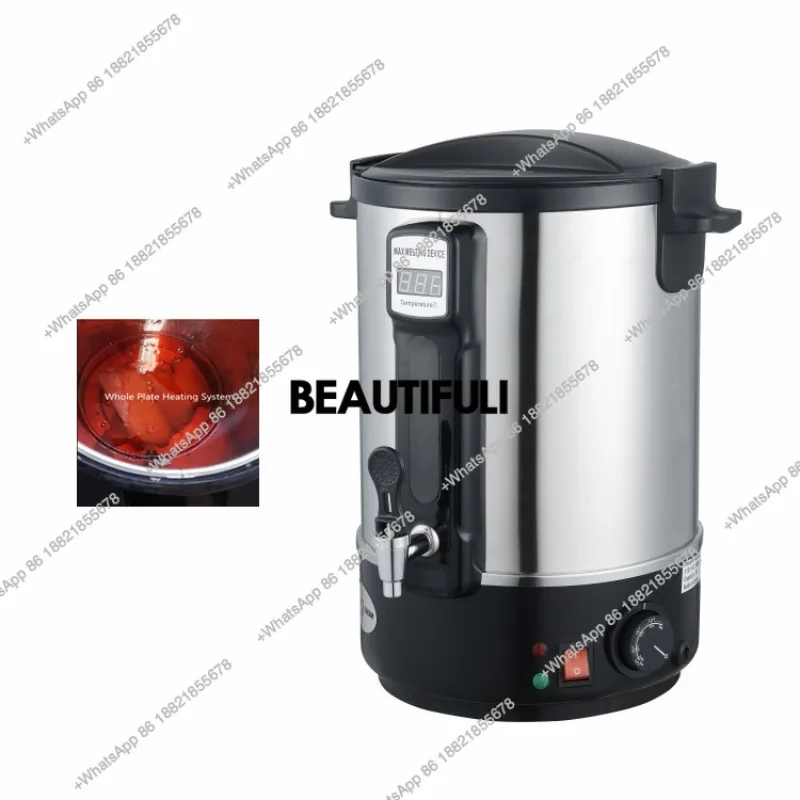 Electric Easy Operation Wax Melter Machine Stainless Steel Wax Melting Barrel For Candle Making