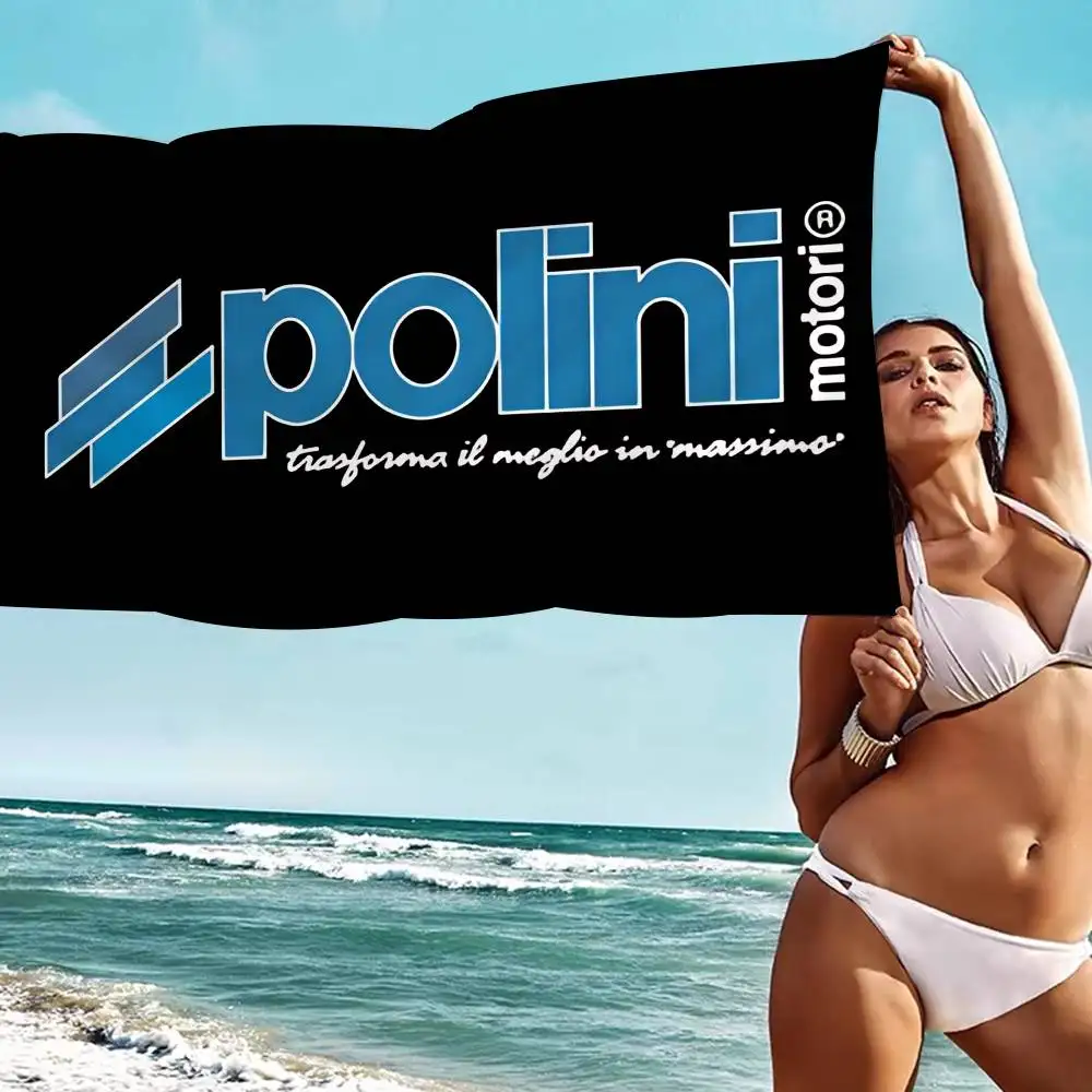 P-Polini Italy Scooter Race Big Microfiber Beach Towels Quick Dry Towel Sand Beach Towels Pool Towel for Travel Swim Pool Yoga