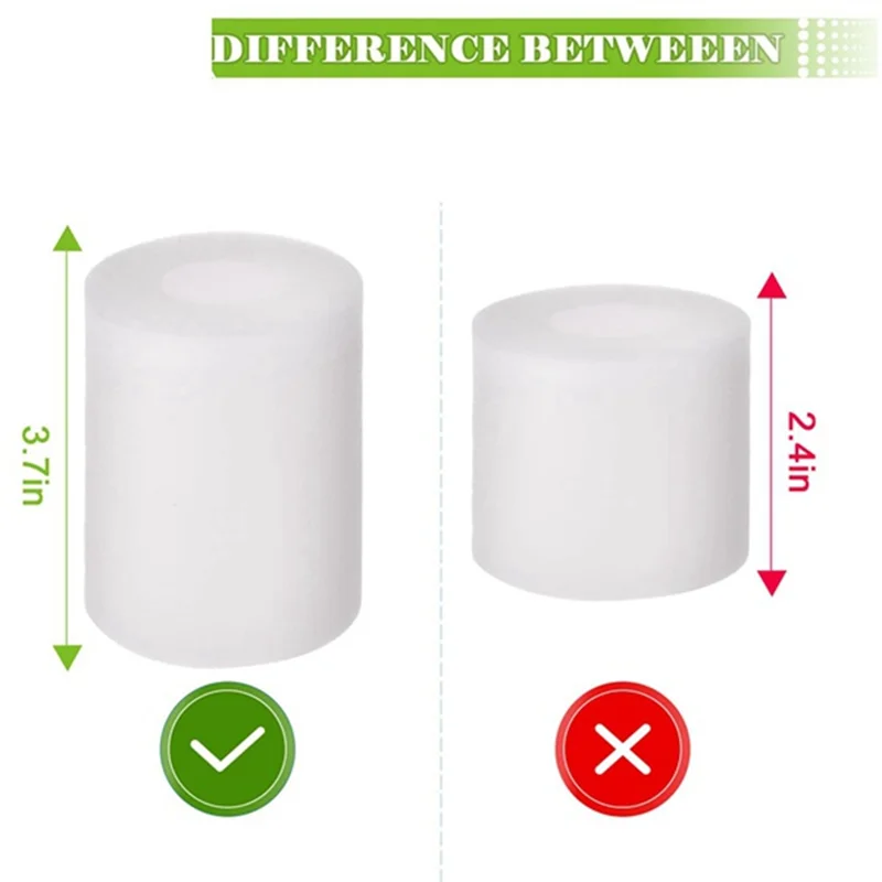 【Berserk】5 шт. губки для вакуумного фильтра для Shark IQ RV1001AE RV101, запасные части, эффективные аксессуары для бытовой чистки