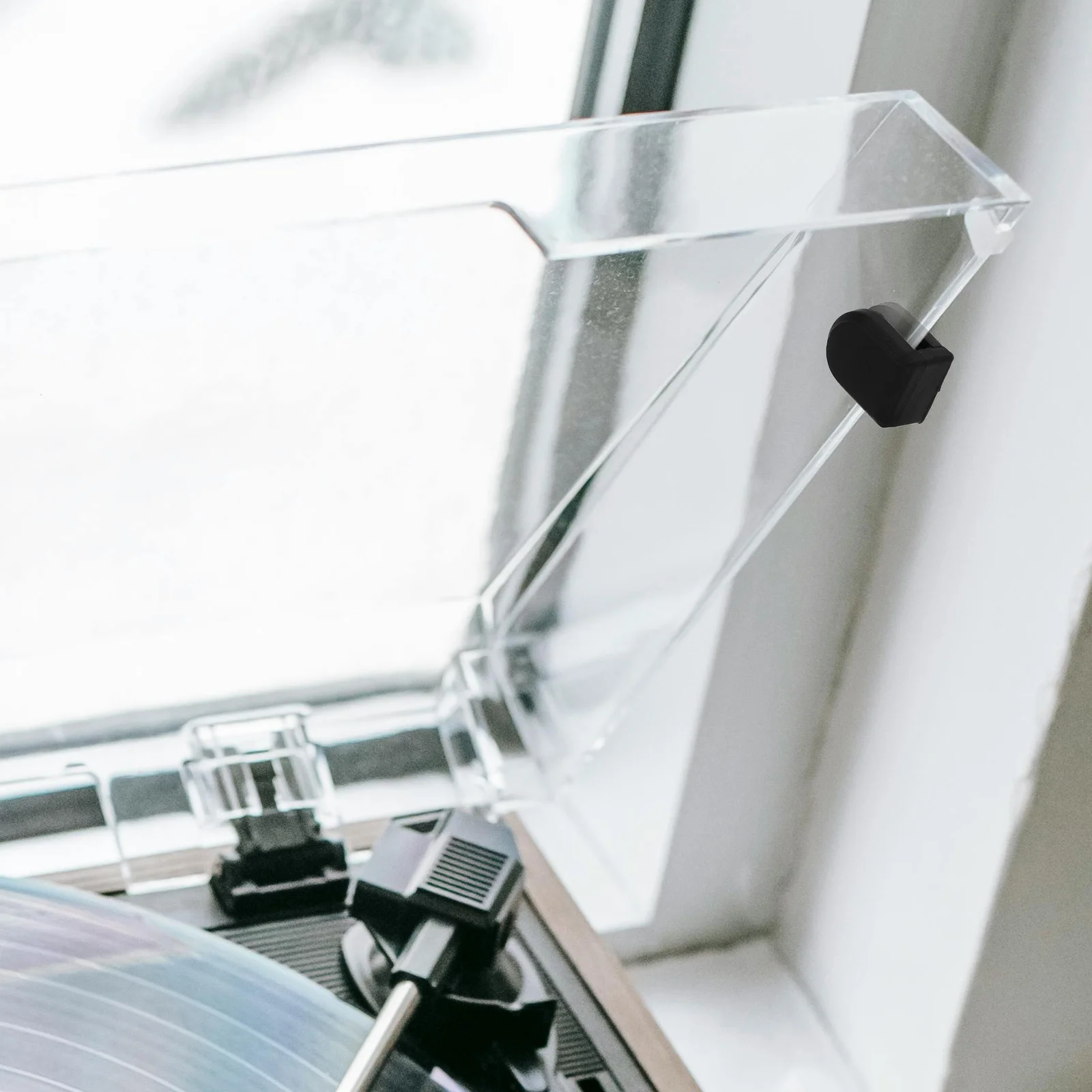 2Pcs Silicone Shock Absorbing Pads Turntable Record Player Isolation Feet Anti Collision Mat Vinyl Audio Isolation Pads