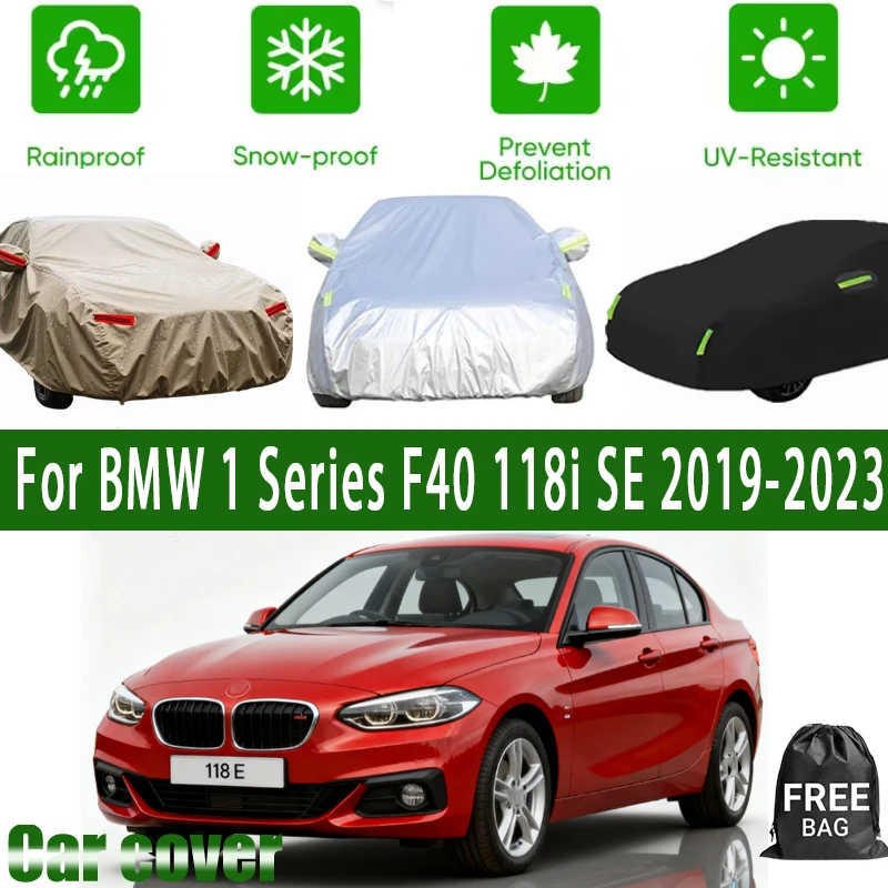 

For BMW 1 Series F40 118i SE 2019-2023 Car Cover Outdoor Protection Covers Snow Sunshade Waterproof Dustproof Exterior UV Car
