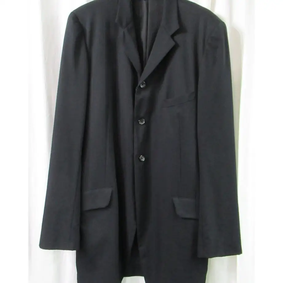 

ТОП-ЯМАМОТО ® Мужской черный пиджак на одной пуговице в деловом стиле, деловой мужской костюм